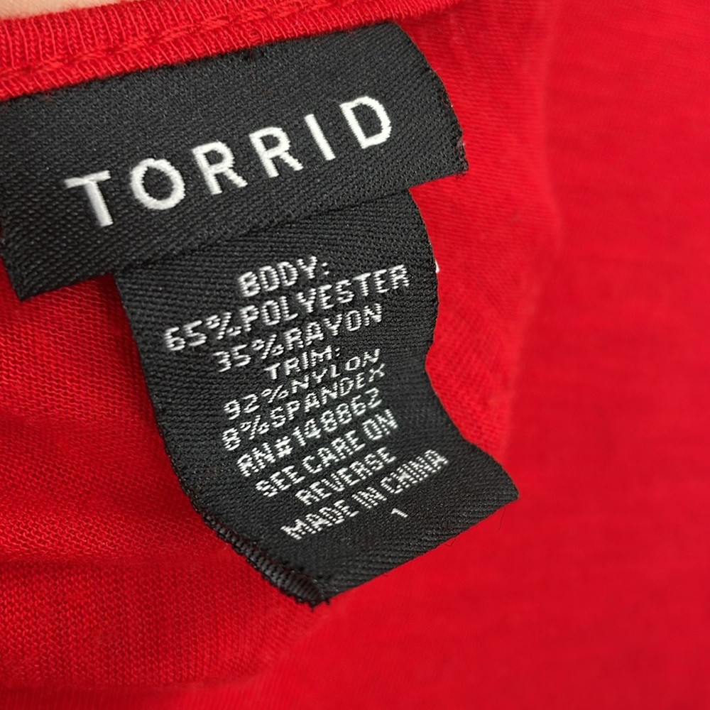 Torrid Red Knit Top - Picture 8 of 9